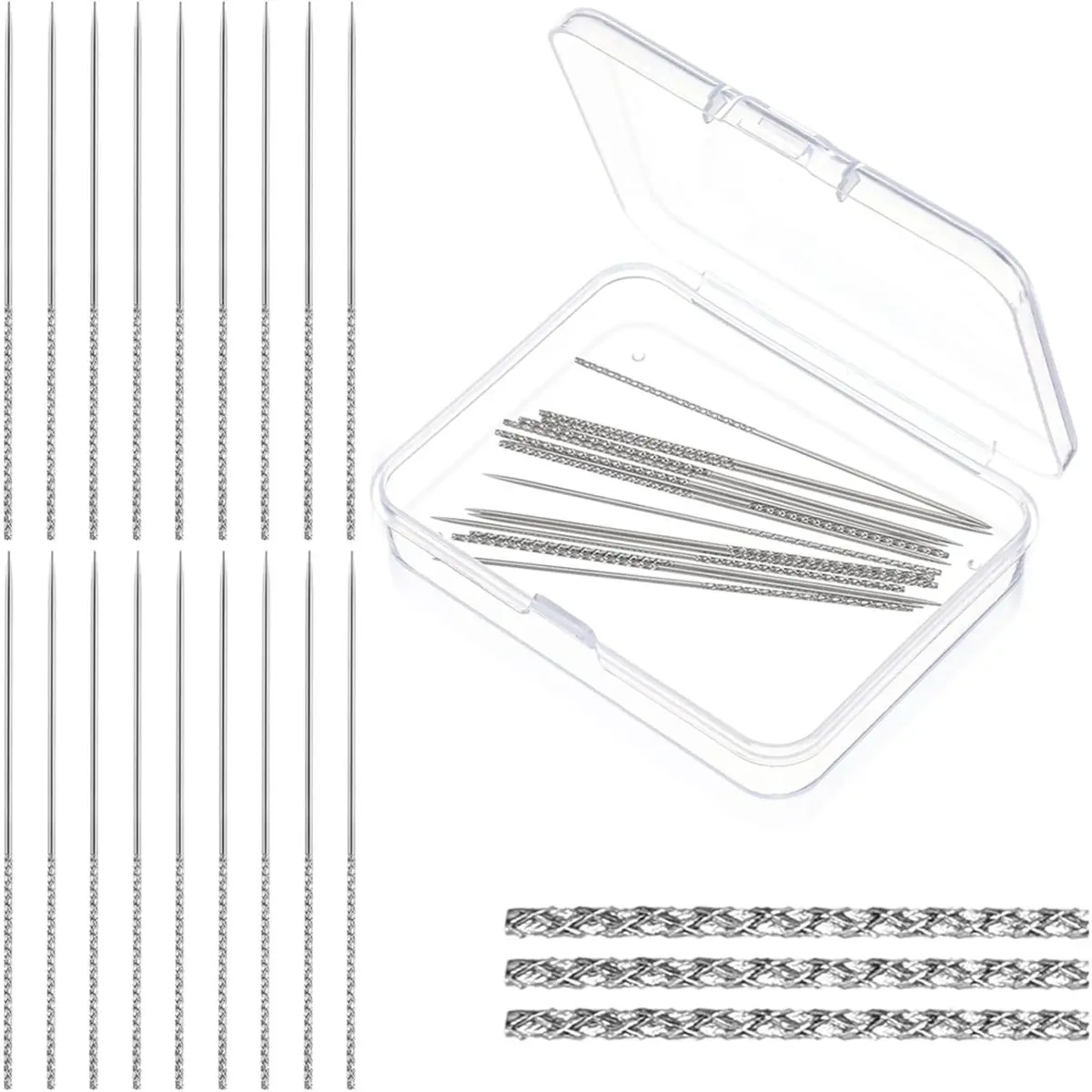 Best of 2026 18PCS Tool Kit 2.36 Inch Snag Repair with Storage Box Woven and Knits Sewing Stitching Tool for Knitwear Sweaters