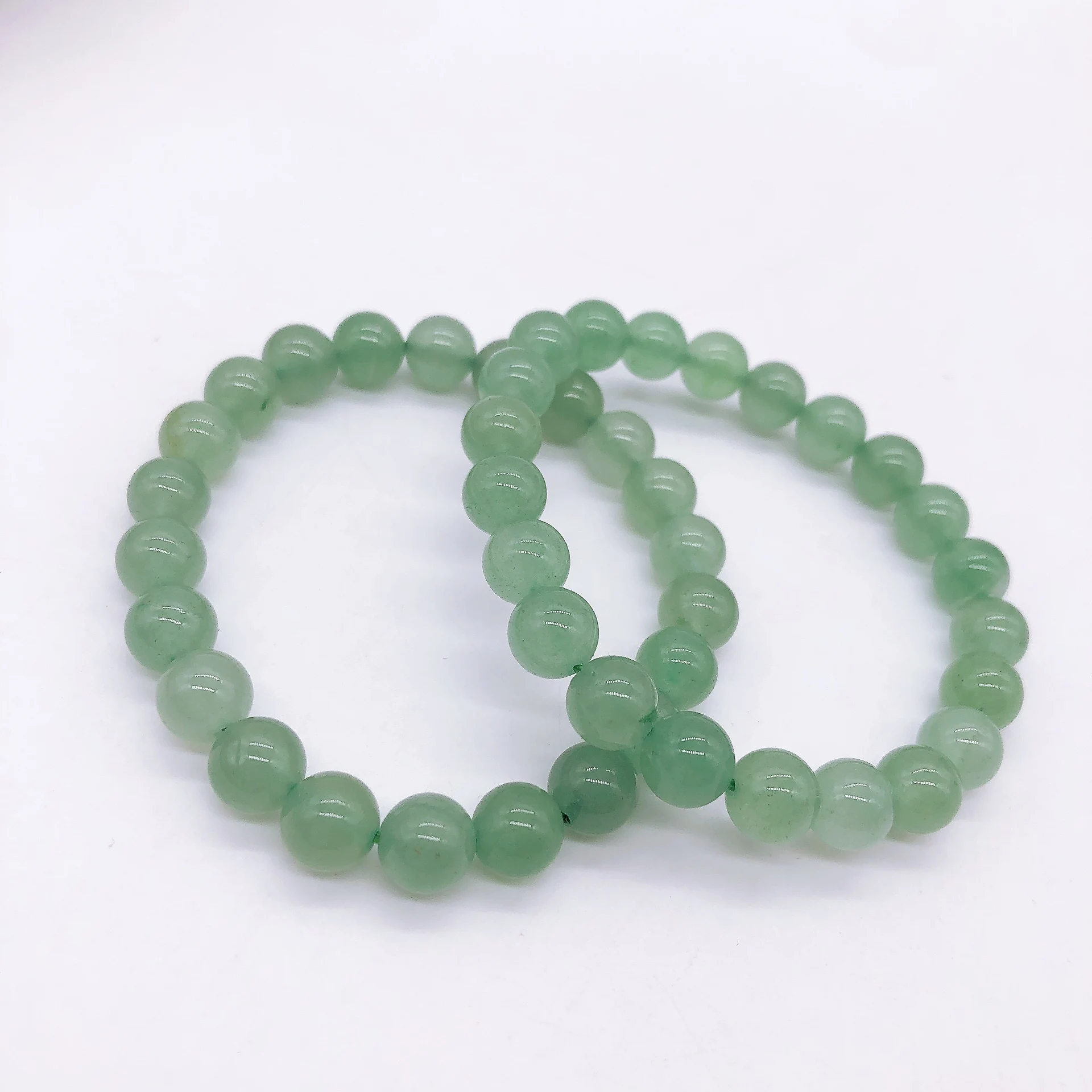 Naturalna zieleń bransoletka z paciorkami Aventurine Rock Crystal Stone uzdrawianie Reiki z koralików modne bransoletki joga biżuteria dekoracja