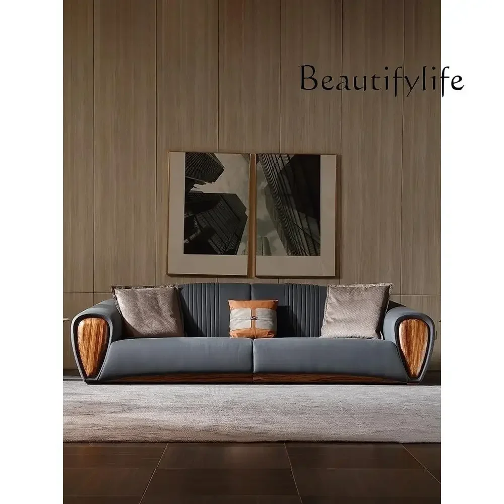 

N Heritage Collection Series Famous Zebra Ugyen Wood Leather Sofa International Pavilion