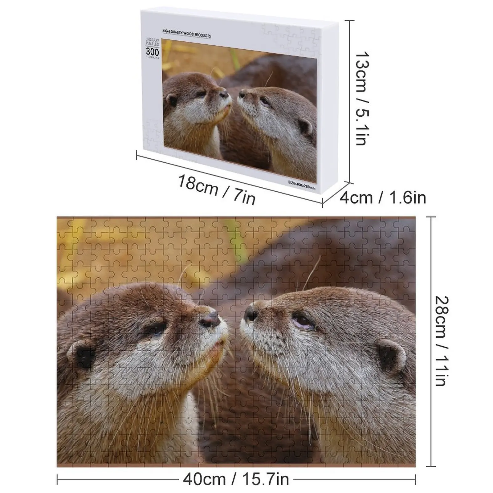 เกมปริศนาจิ๊กซอว์รูปนาก ของขวัญคริสต์มาสแบบกำหนดเองสำหรับเด็ก ปริศนาแบบส่วนตัว