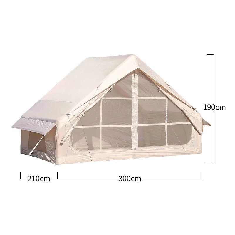 Outdoor camping picnic inflatable tent portable play inflatable tent travel 6.3 m2 star top Oxford cloth tent