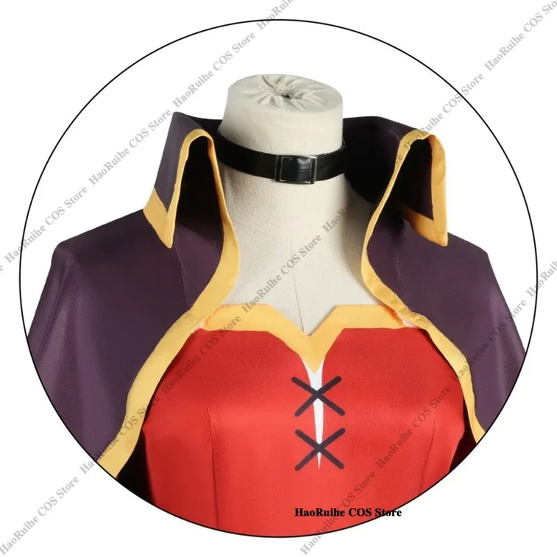 Megumin Cosplay Kostuum Vrouwen Tovenares Jurk Hoed KonoSuba Gods Zegen op Deze Prachtige Wereld Cosplay Pruik Halloween Kostuums