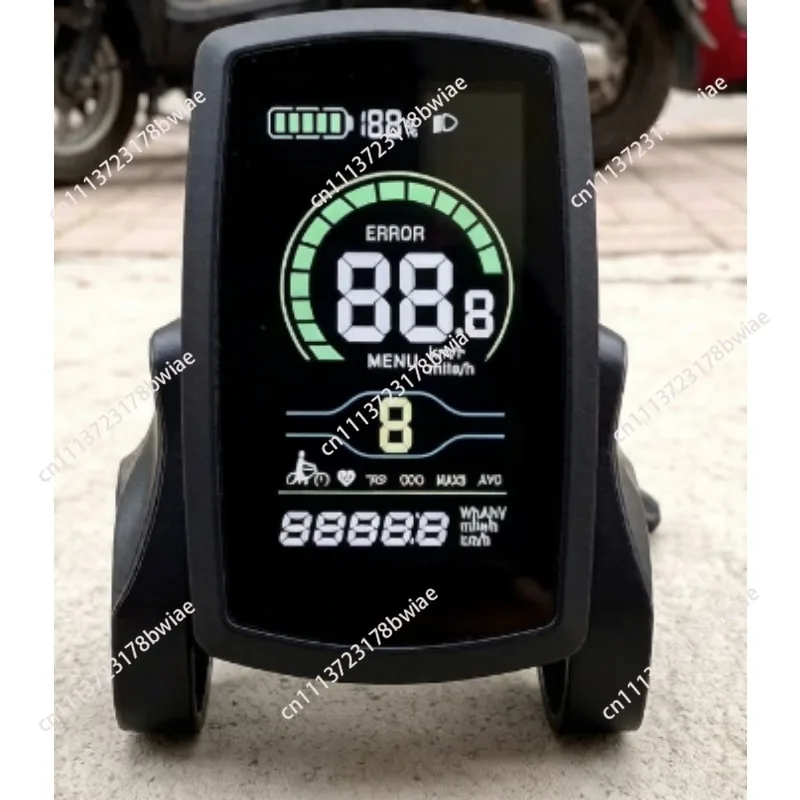 Upgraded YL80C LCD Ebike Display Meter – 36V/48V 5-Pin Waterproof Speed Control Panel, Direct Replacement