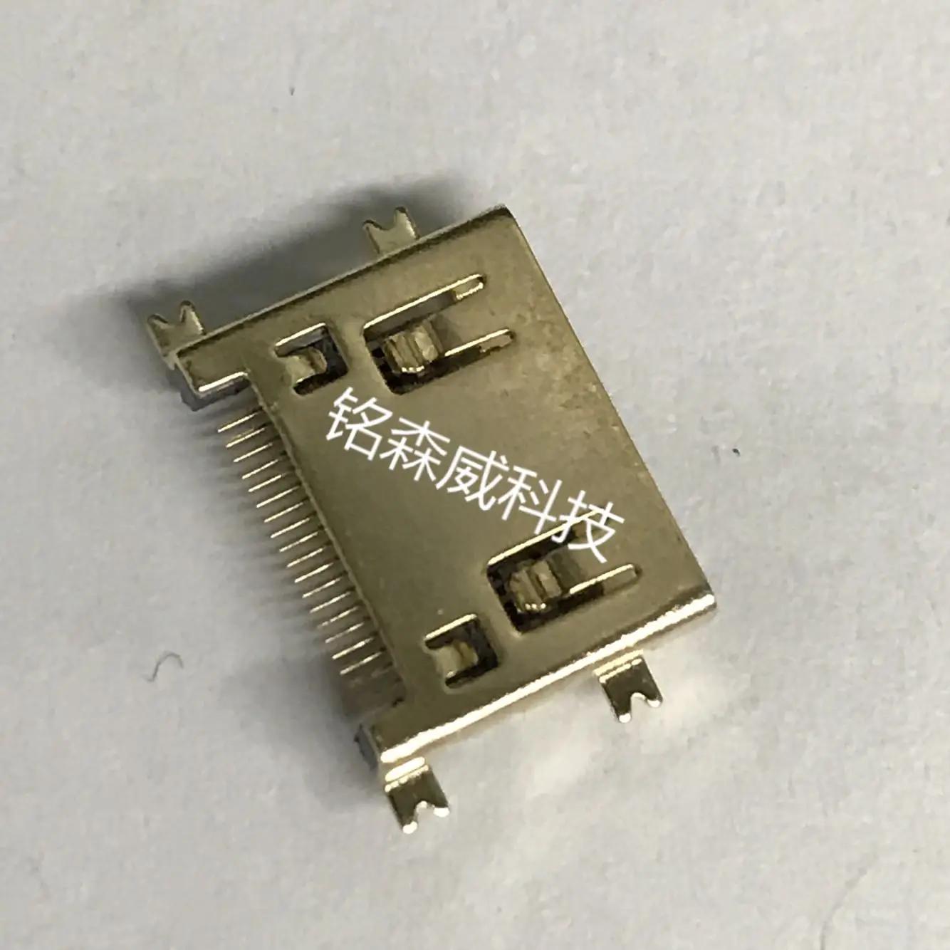 For Mini HDMI high definition female seat C type port MINI interface, sinking plate type 19P patch high definition socket