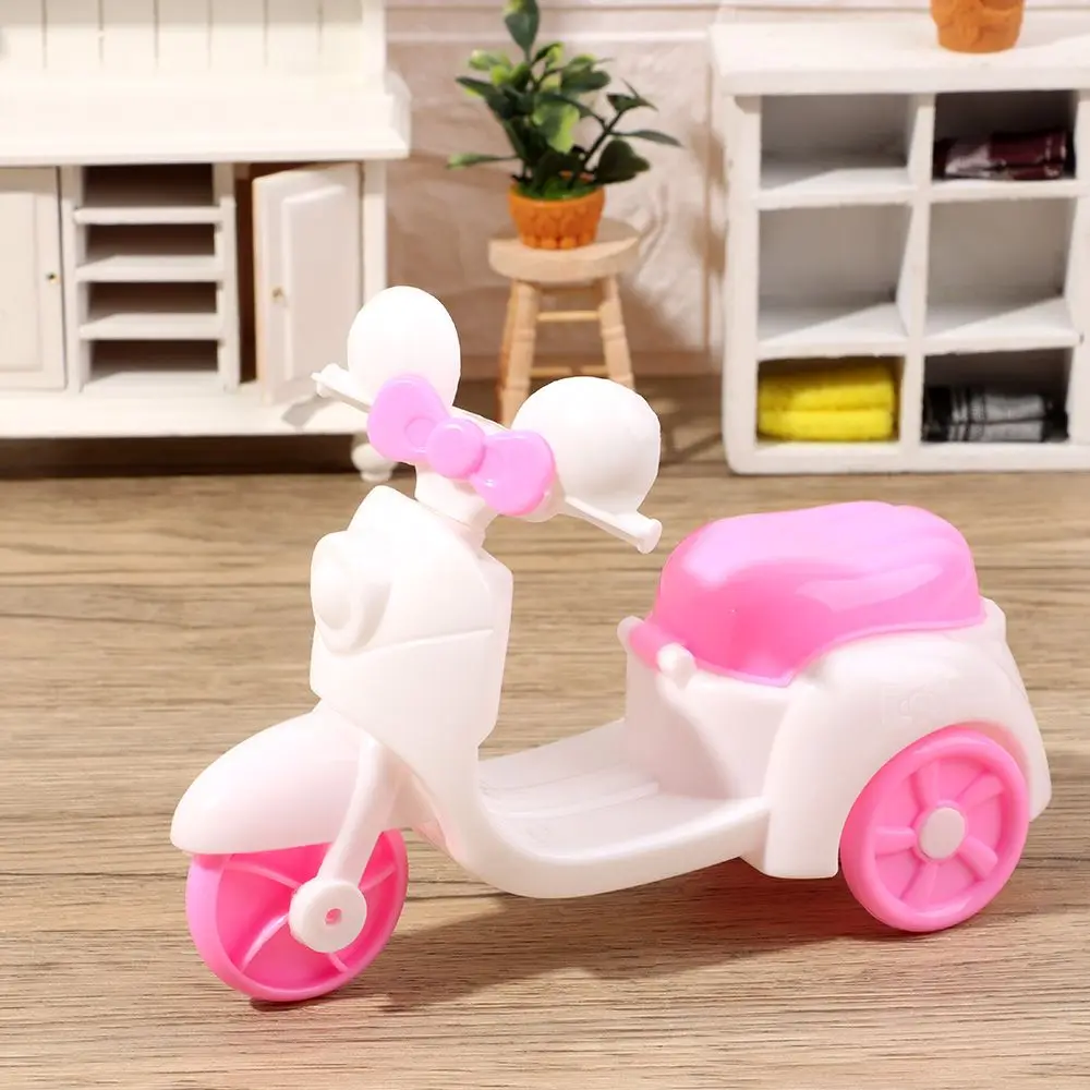 Tricycle Miniature en résine pour enfants, jouet artisanal, maison de poupée, ornements, accessoires pour maison de poupée, moto, jardin féerique