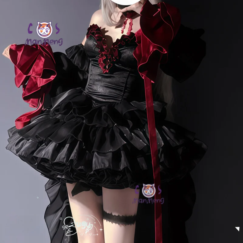 

Path to Nowhere Game Coco MBCC-S-053 Cocrico Cosplay Costume New Women Gorgeous Dress Necklace Props Halloween party Uniform Set