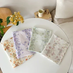 0.5/1/2 Yard Floral Striped Digital Print 100% Cotton Fabric Fresh Gentle Style for Fashion Shirt,Clothing, Dresses, DIY Project