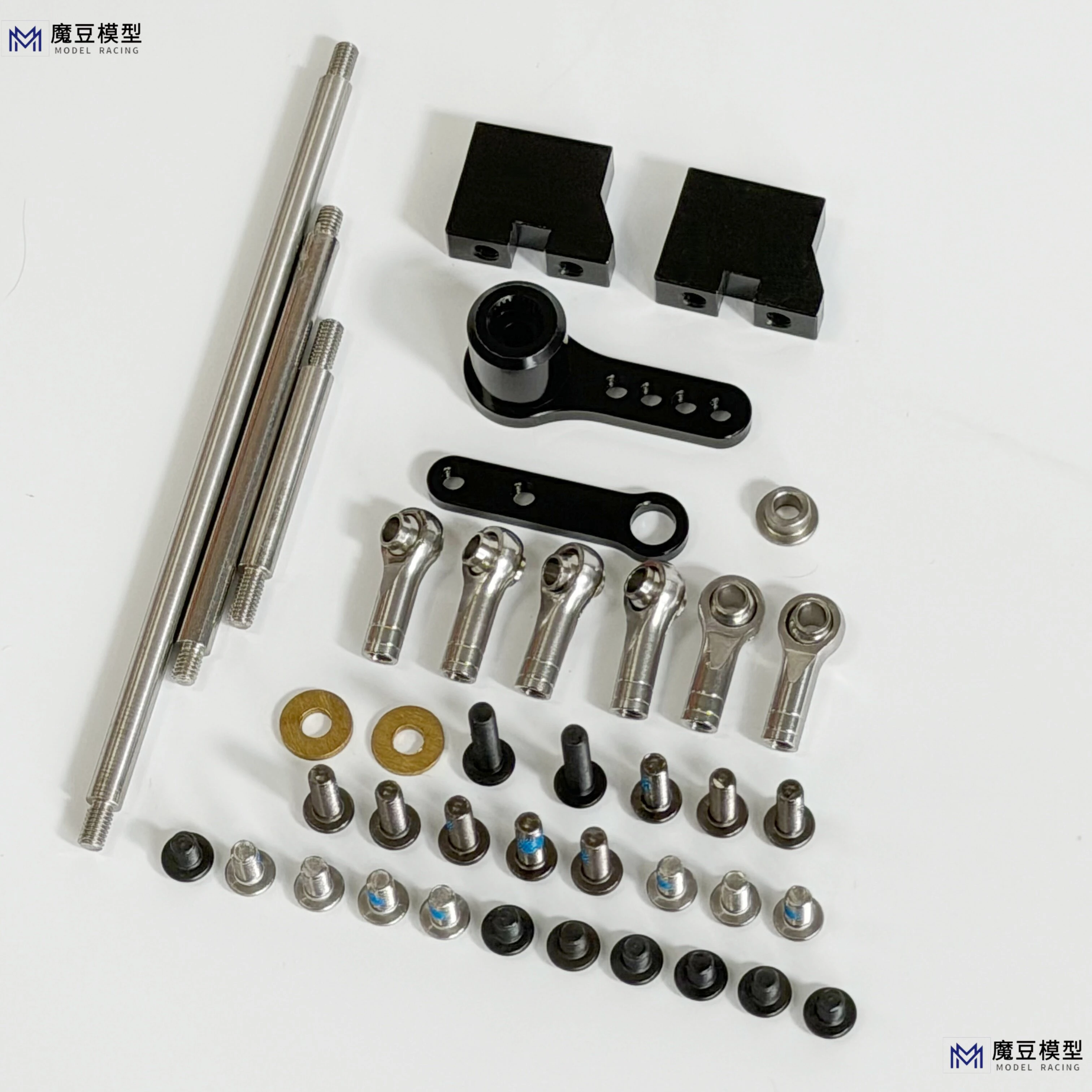 MODO Model For 1/14 Tamiya Quiet Point Universal Steering Rod Steering Linkage DIY Modified Car Model Magic Bean Rc Accessories