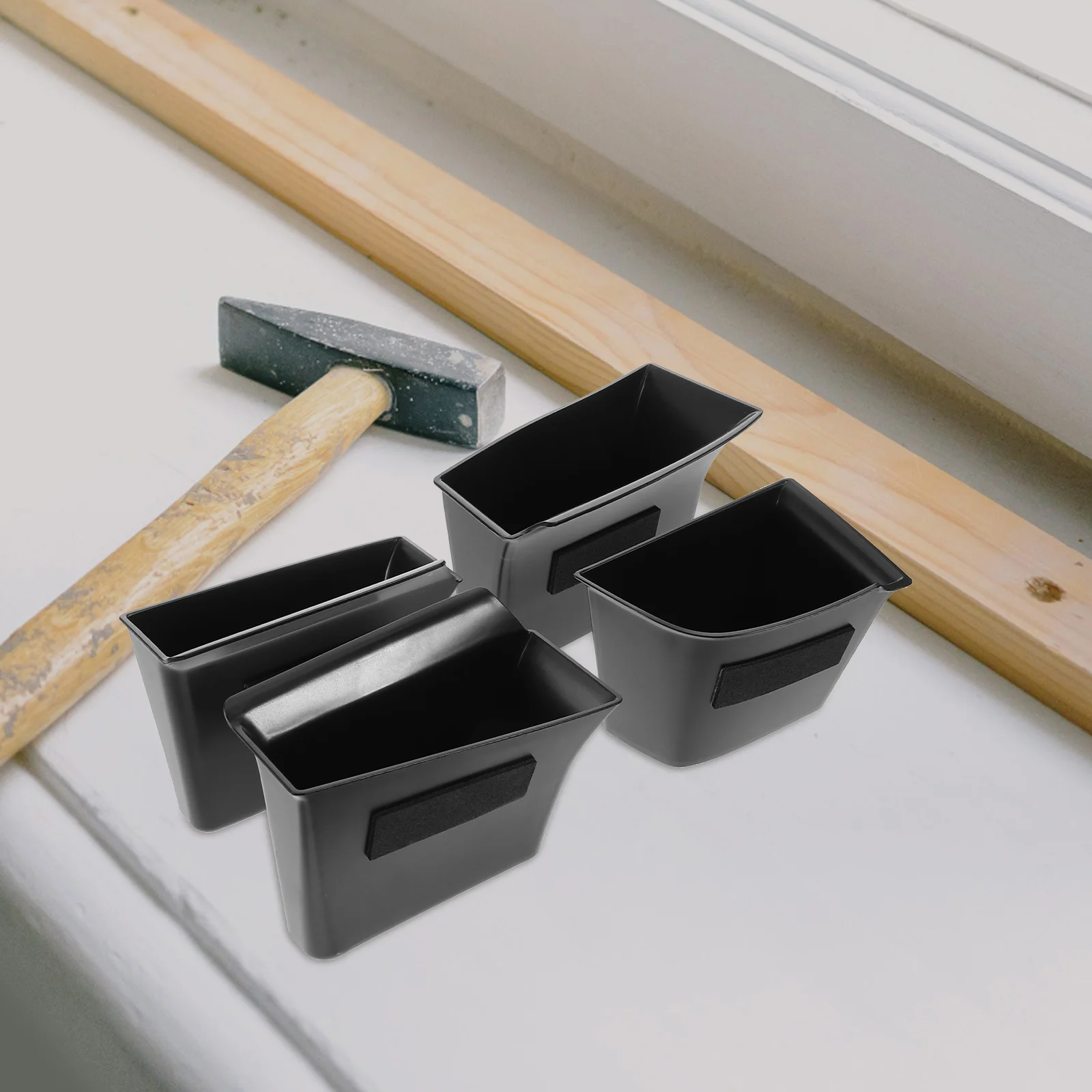 4 قطعة مقبض باب السيارة صندوق تخزين من البلاستيك سعة كبيرة سهلة التركيب منظم متعدد الوظائف لمفاتيح الهاتف مظلة السيارة #3