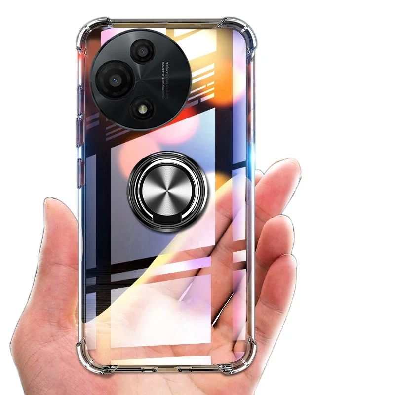 

Transparent Case For TCL 60 SE Nxtpaper 5G With Ring Original Clear Airbag Shockproof Cover For TCL 60R XE Nxtpaper 5G Shell