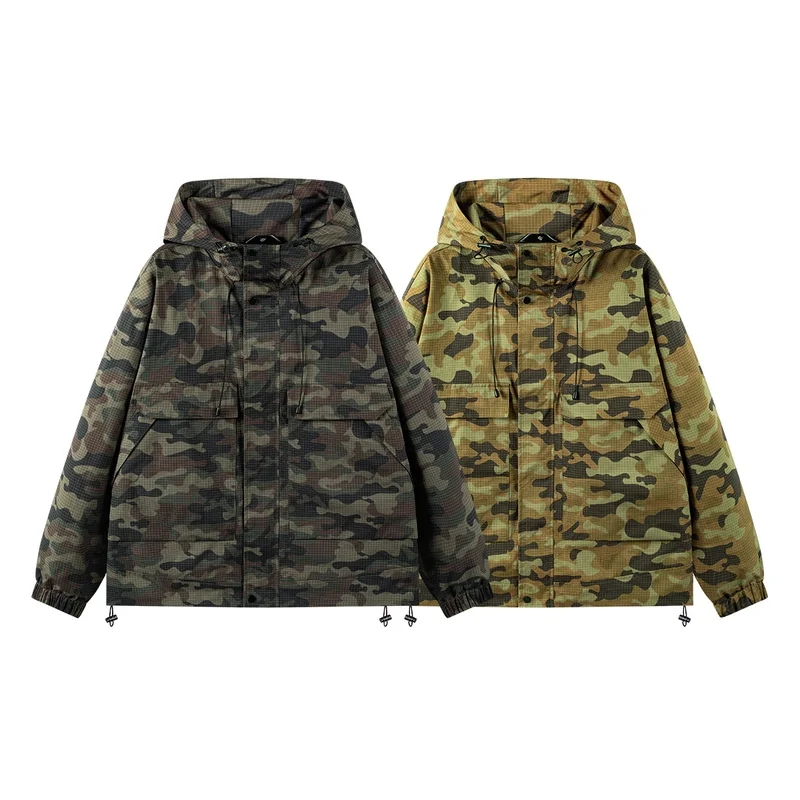 

Men Camouflage Jacket Men's New Arrived Windproof Jacket Men's Outdoor Loose Breathable Jacket Camping Climbing Mens Jackets