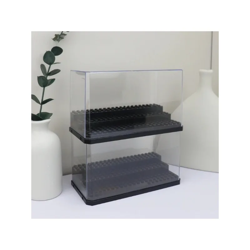 Stackable acrylic display box, doll building blocks, MOC bracket, car model, collection window toys, gifts.