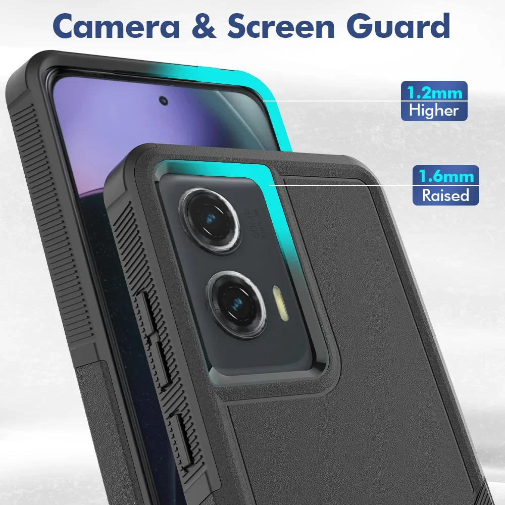Rugged Armor Shockproof Phone Case For Motorola Moto G Stylus 5G 2024 Power 2025 Play 2026 TPU Frame Hard Plastic Back Cover