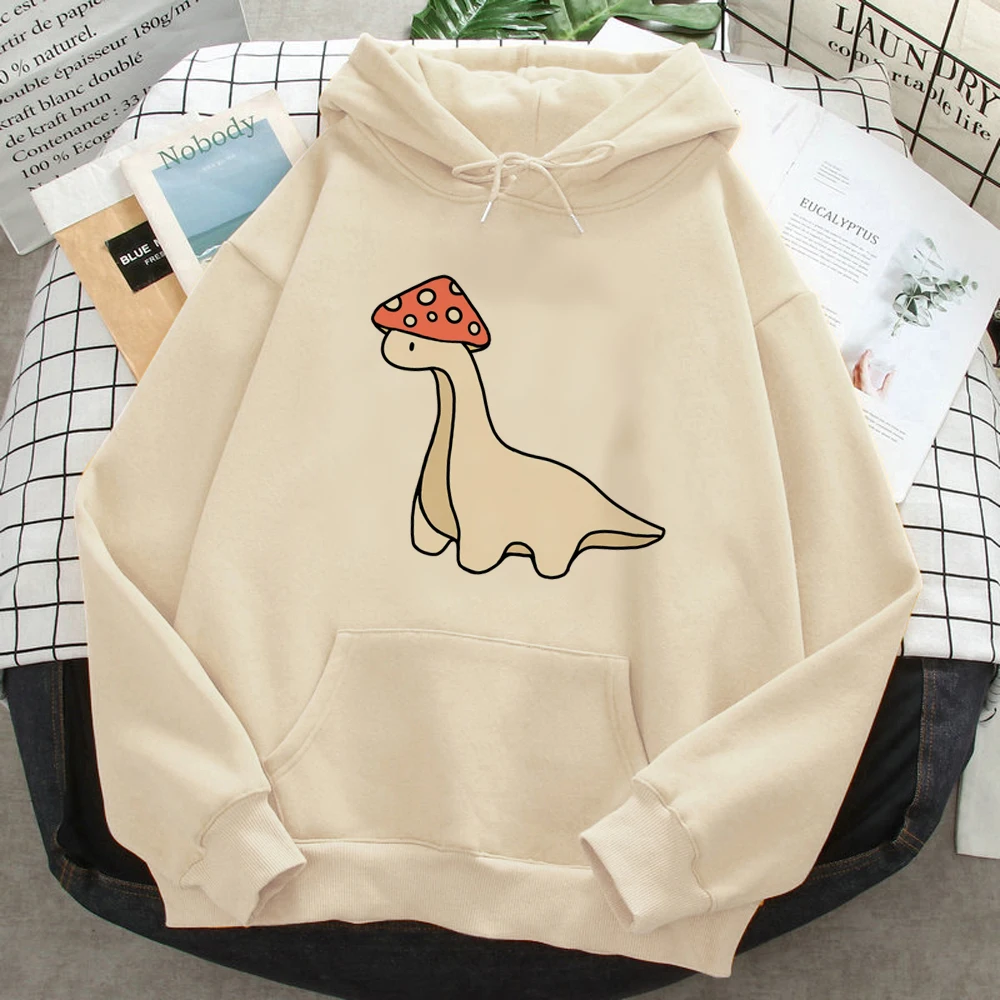 Mushroom hoodies women 90s 2023 anime aesthetic sweater Hooded Shirt women Winter  Pullover