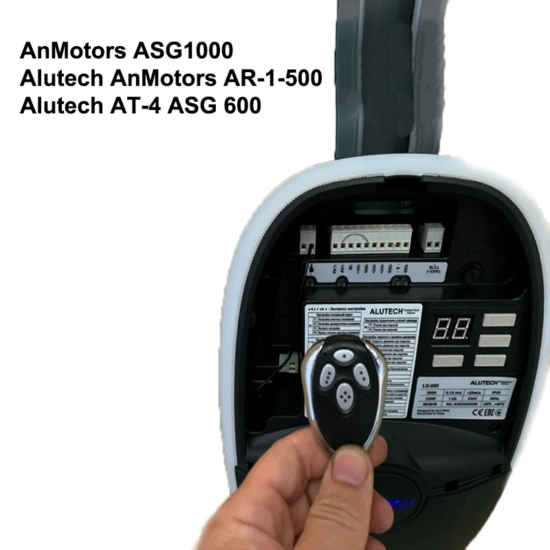 AT-4 Remote Control 433MHZ Smart Gate Garage Door Opener Keychain for Alutech AT-4 AN-Motors AT-4 ASG1000 AR-1-500 ASL500 ASG600