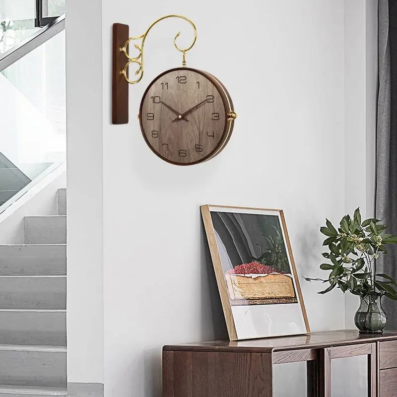 Factory Direct 2026 Nordic Luxury Wall Clocks Aesthetic Vintage Modern Creative Wall Clocks Chinese Style Minimalist Horloge Mur