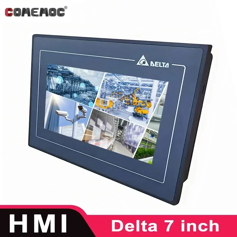 Delta 7 Inch HMI Display DOP107BV DOP107CV DOP107EV DOP107EG DOP107DV DOP107WV Human Machine Interface with Ethernet