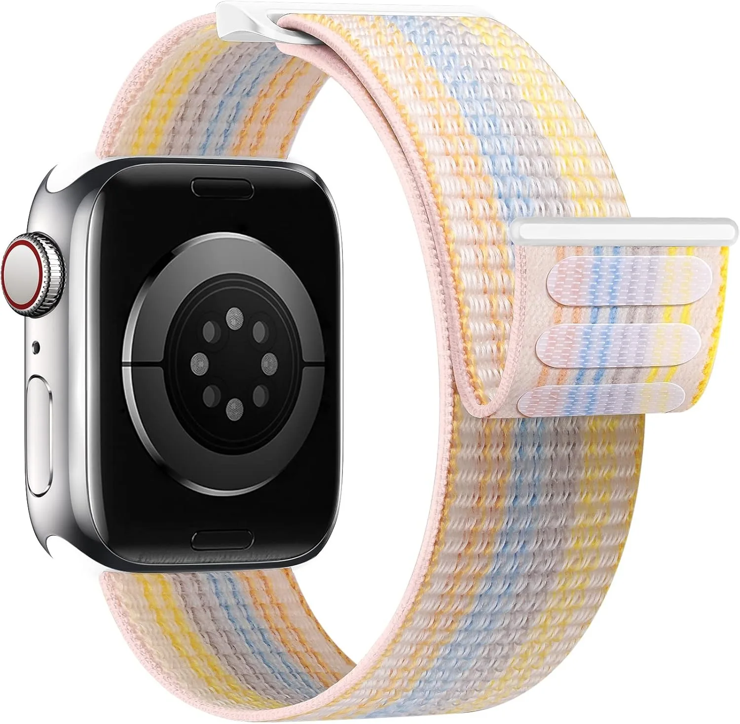 Nylon-Schlaufe für Apple Watch Armband 45mm 44mm 49mm 46mm 42mm 41mm 40mm Correa Armband iWatch Series 12 11 6 Se 7 8 9 10 Ultra Band – Detail 3