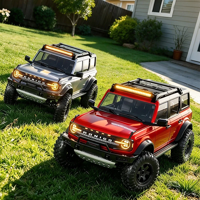 1/12 Scale R22 4WD RC Off-Road Rock Crawler All-Terrain Vehicle Electric Model Toy with Cruise Control Function
