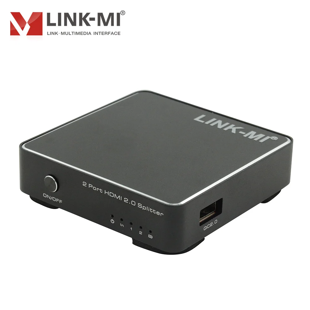 4K HDMI スプリッター 1 入力 2 出力 TV およびプロジェクター用 HDMI スプリッター デュアル モニター用 1080P HDMI スプリッター