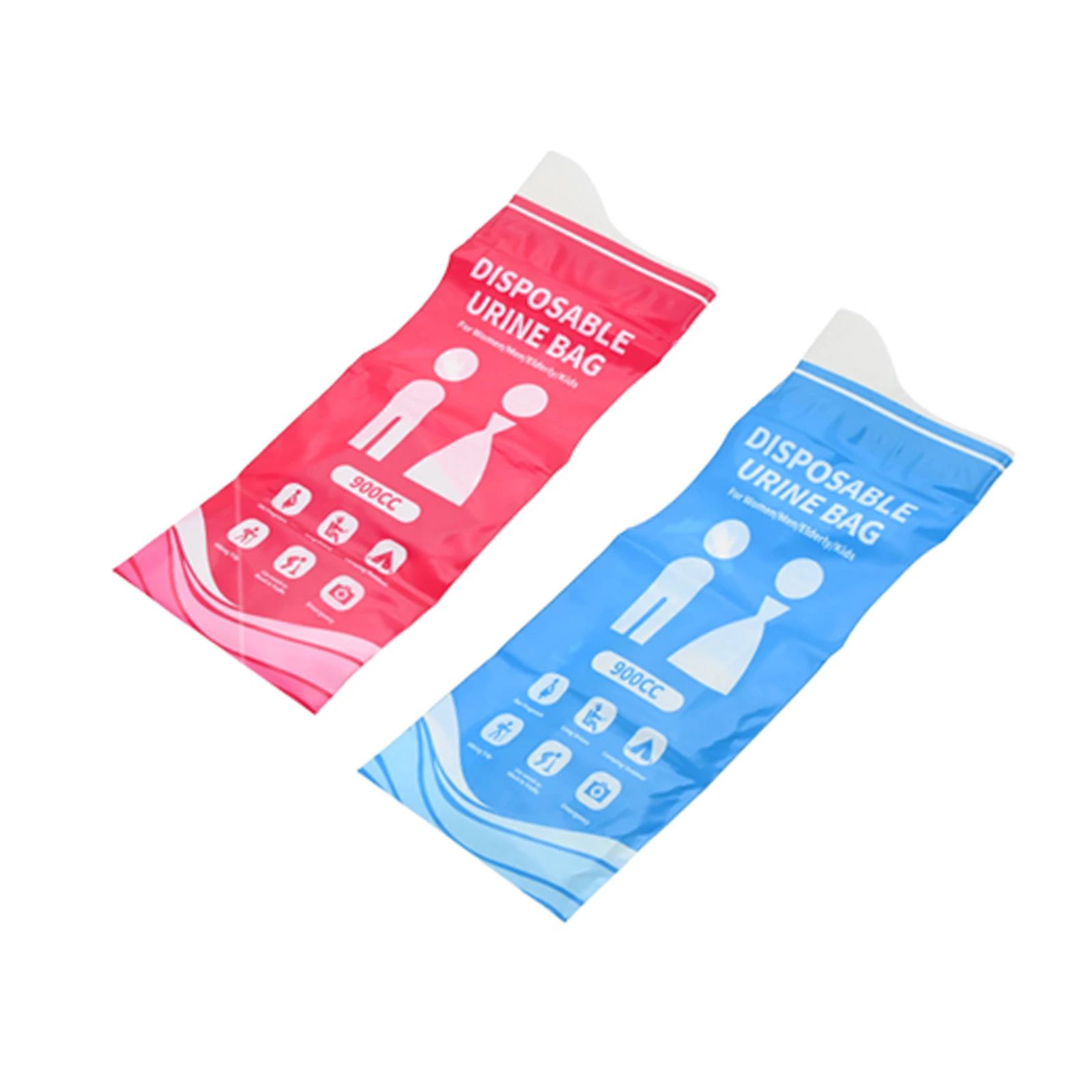 

16 упаковок 900 мл одноразовые портативные сумки для аварийного писсуара для женщин и мужчин для путешествий, автомобиля, кемпинга, путешествий, дорожного движения, беременных и детей