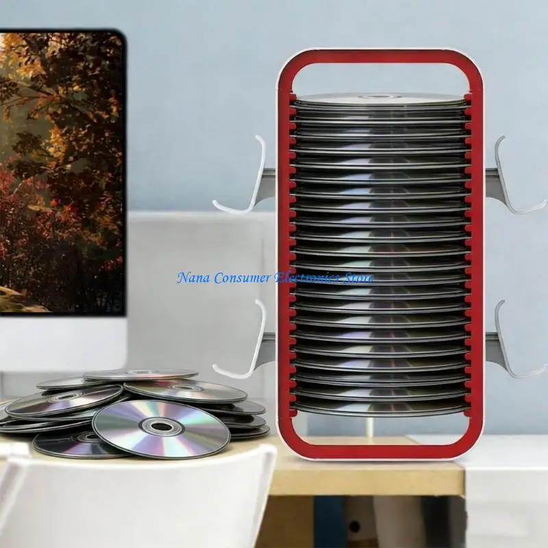 

G7NE Gift for Gamers 18 Slot Disc Organizers Vertical Horizontal Placement Including Controller Racks ABS Material