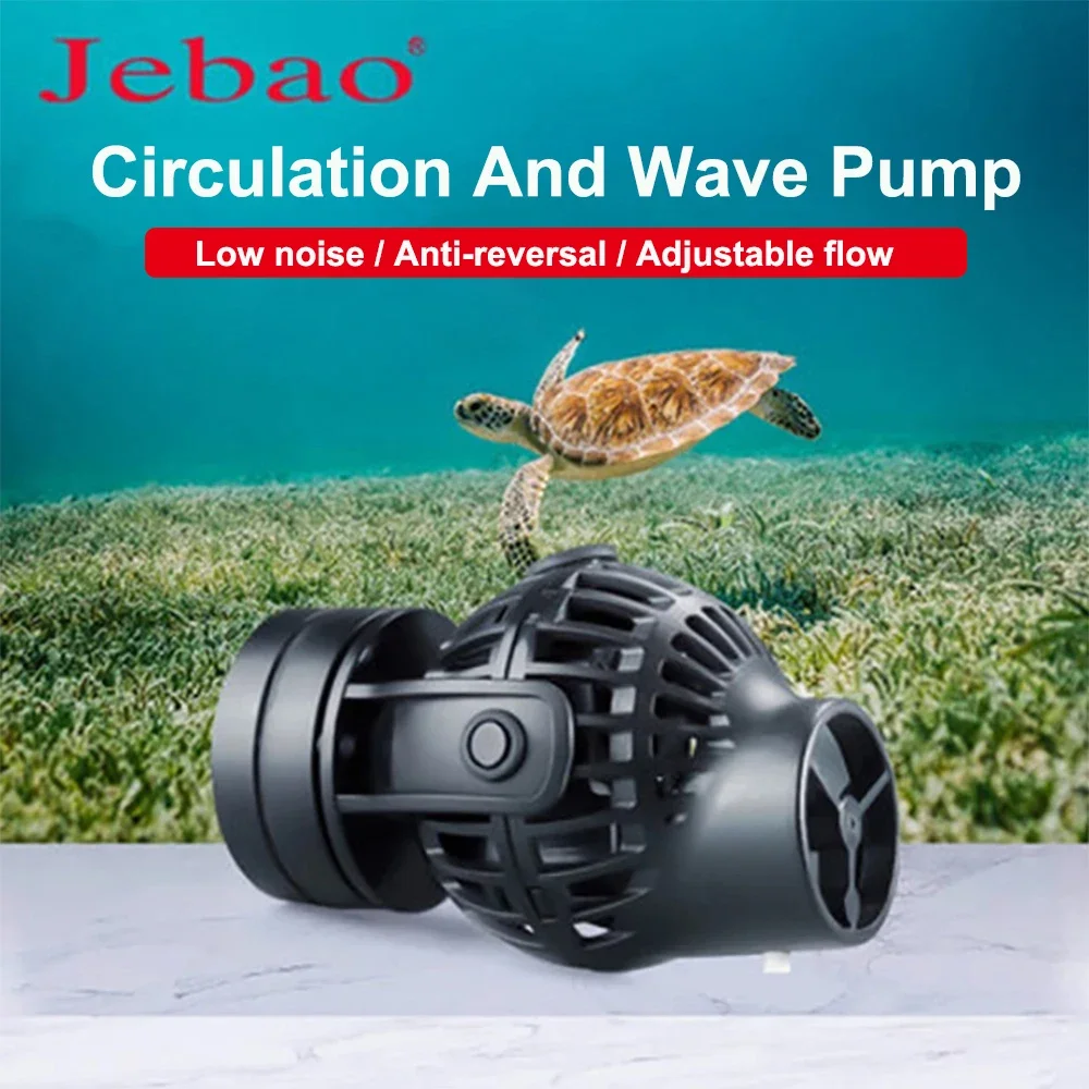 Jebao Jecod 220V CWP 3000/6000/9000 Aquarium Wave Maker Pump Adjustable Low Noise Circulation Water Pump for Fish Tank Reef