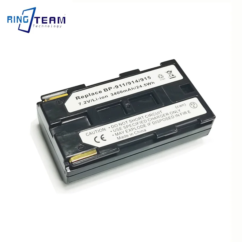 Với EU Cắm BP-911 BP-914 BP-915 AC Charger + BP911 BP914 BP915 Máy Ảnh Pin Cho Canon XL1S ZR90 XL1 XL2 XLH1S DM-MV1 MV10 MV20