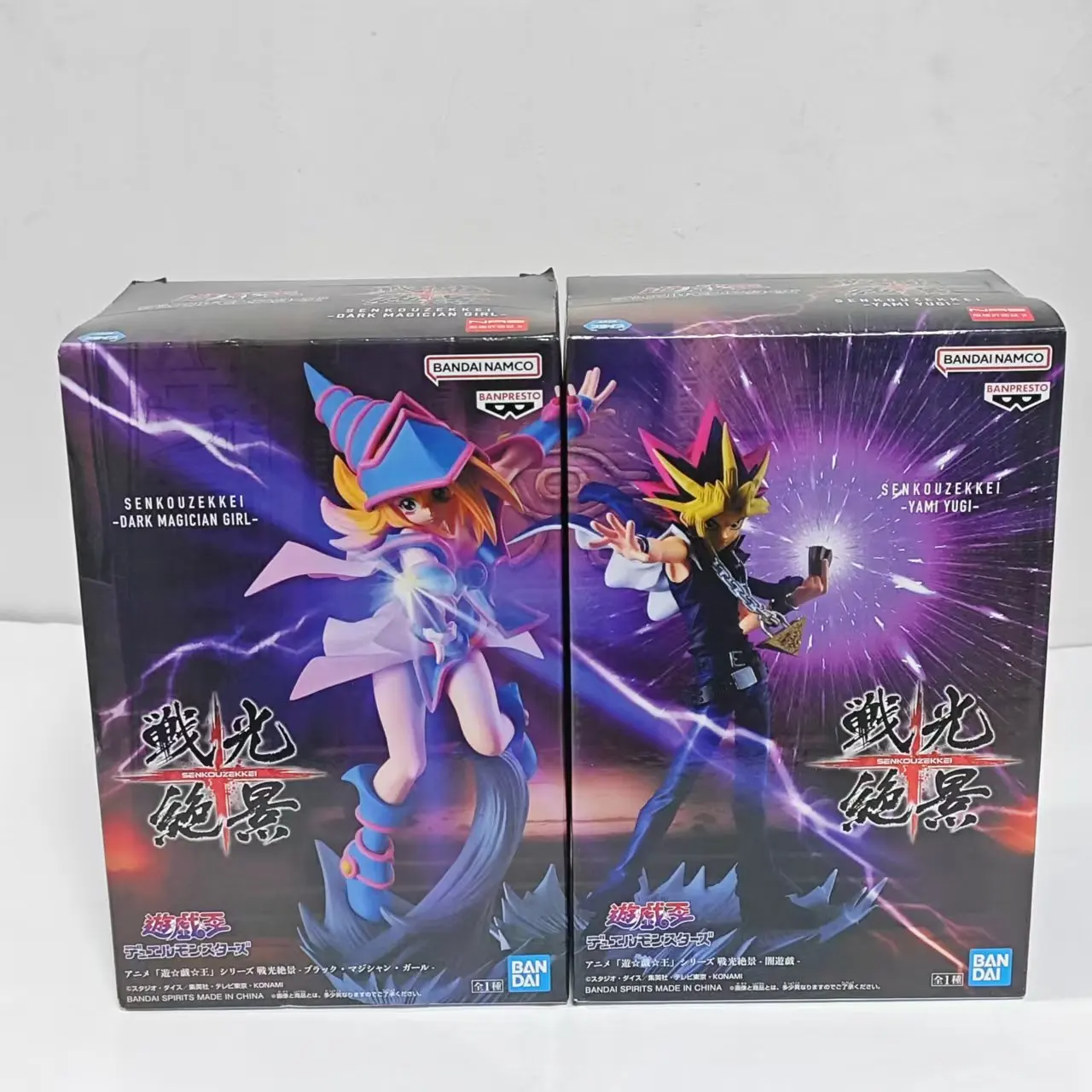 

Original BANDAI BANPRESTO SENKOUZEKKEI Yu-Gi-Oh Dank Magician Girl Yami Yugi Figure Action Figures Model Figurine Toys