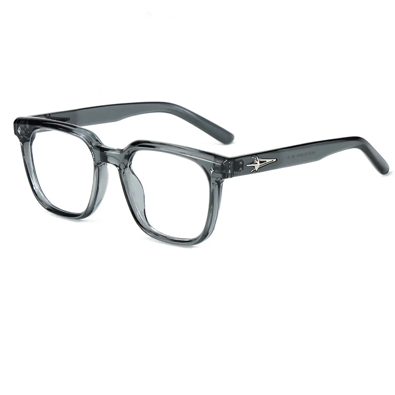 CATERSIDE Neue Flache Licht Gläser Männer Marke Design TR90 Quadratischen Rahmen Brillen Frauen Business Minimalistischen Mode Transparente Linse – Detail 7