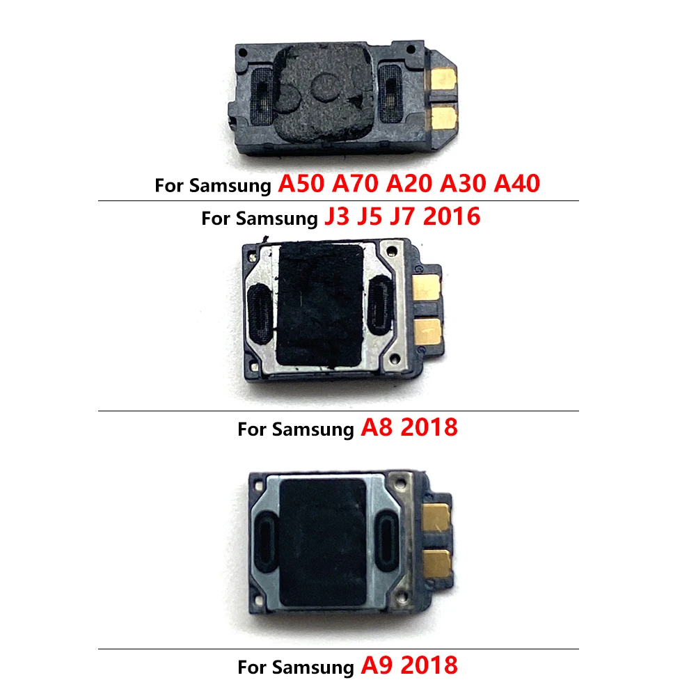 Auricular frontal para Samsung A20, A30, A40, A50, A70, J3, J5, J7, 2016, A8, A9, 2018, A920, reemplazo de auriculares incorporado