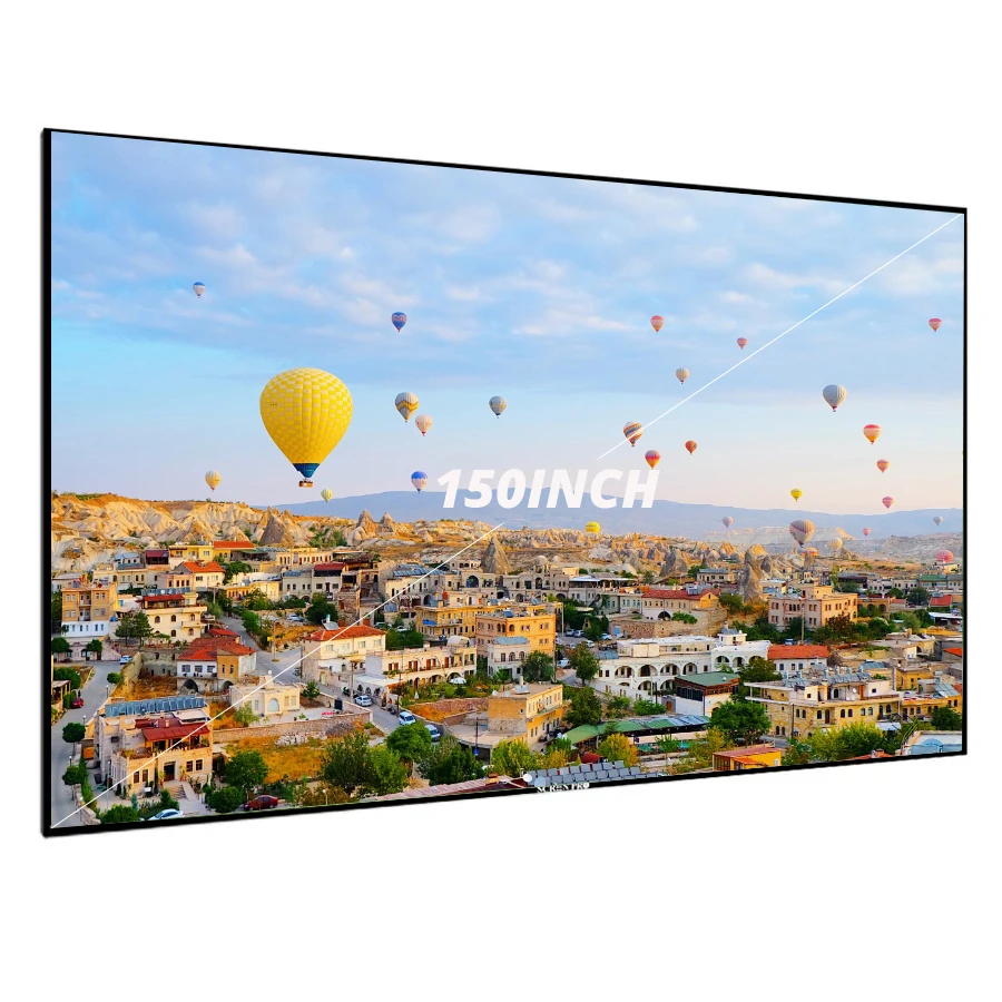 

YuTong 150 "~ 200" Черный бриллиант стационарный каркасный проектор с экраном 4K / 8K ультраHD 3D проектор с длинным проекцией лазерное телевидение домашний кинотеатр