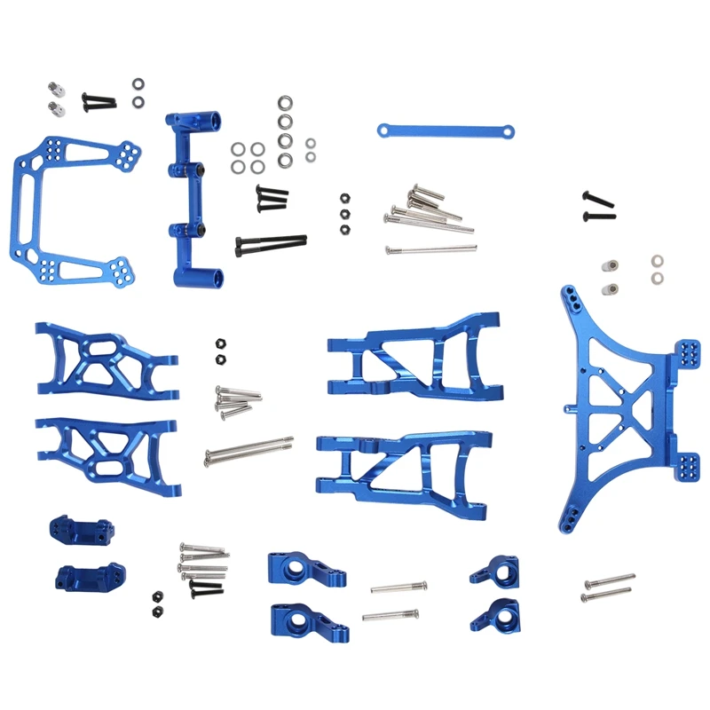 

Upgrade Aluminum Alloy Chassis Arm C Seat Rear Stub Axle Parts Kit For 1/10 Traxxas 2WD Slash Rustler Stampede Parts