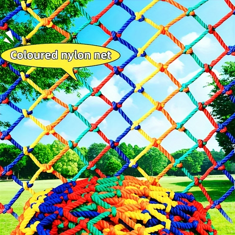 MultiPurpose Colorful Nylon Net Protective Mesh Suitable for Poultry Farming Indoor Outdoor Decoration Home Wall Decor Stadium