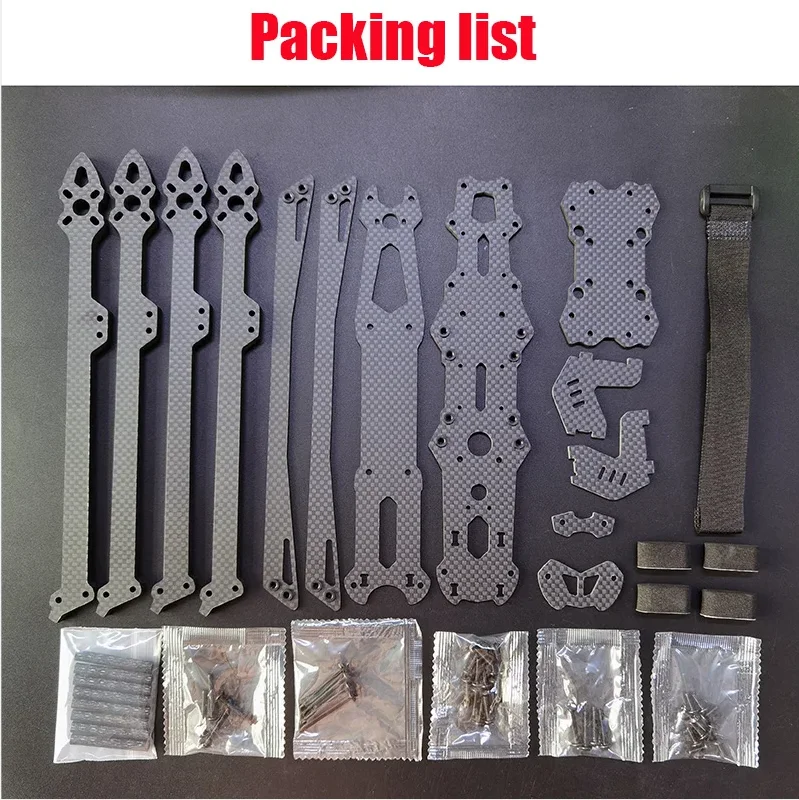 MARK10/4 V2 8/9/10 بوصة طويلة المدى رف ألياف الكربون FPV آلة كروس عالية تحميل سريع تثبيت ملحقات طائرة بدون طيار