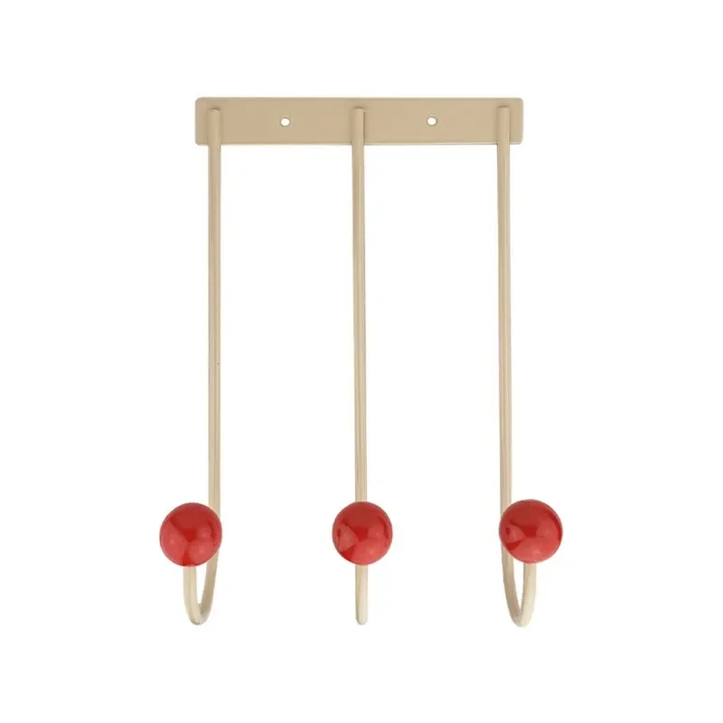 Ins Wall Cabinet Door Special Hole-free Hook Wall Hanging Household Entrance Porch Hanger Decoration Living Room Bedroom 5