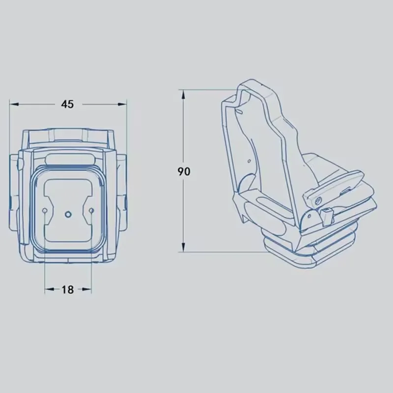 

Interior Seat for 1/14 Tamiya RC Dump Truck Tipper Trailer for SCANIA 770S for VOLVO for BENZ TGX Car Accessories