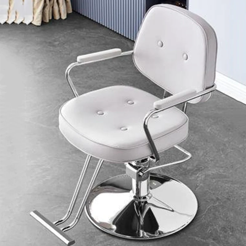 

Makeup Recliner Barber Chair Hair Salon Trolley Saddle Styling Tattoo Barber Chair Workshop Chaise Coiffeuse Salon Furnitures