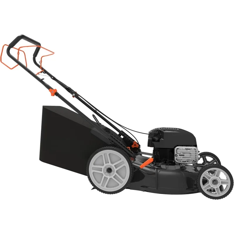 

Self Propelled Lawn Mower Briggs & Stratton 150cc Gas Engine 22-inch Steel Deck 3-in-1 Mulch, Bag, Side Discharge, 12