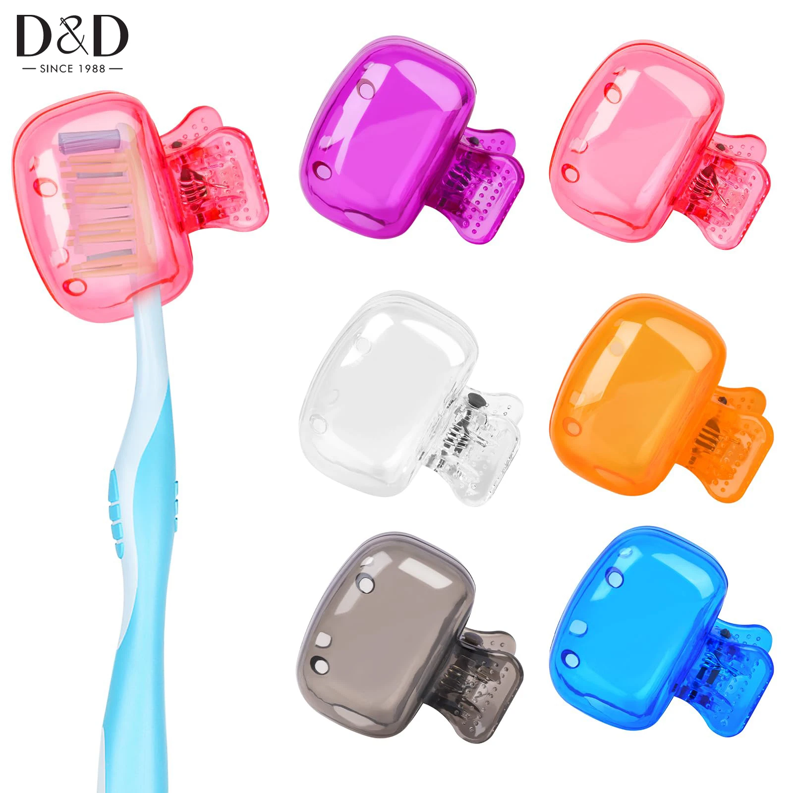 

10pc Travel Toothbrush Head Covers Toothbrush Protector Cap Storage Head Cover Cap for Household Travel Kids Tooth Brush Case
