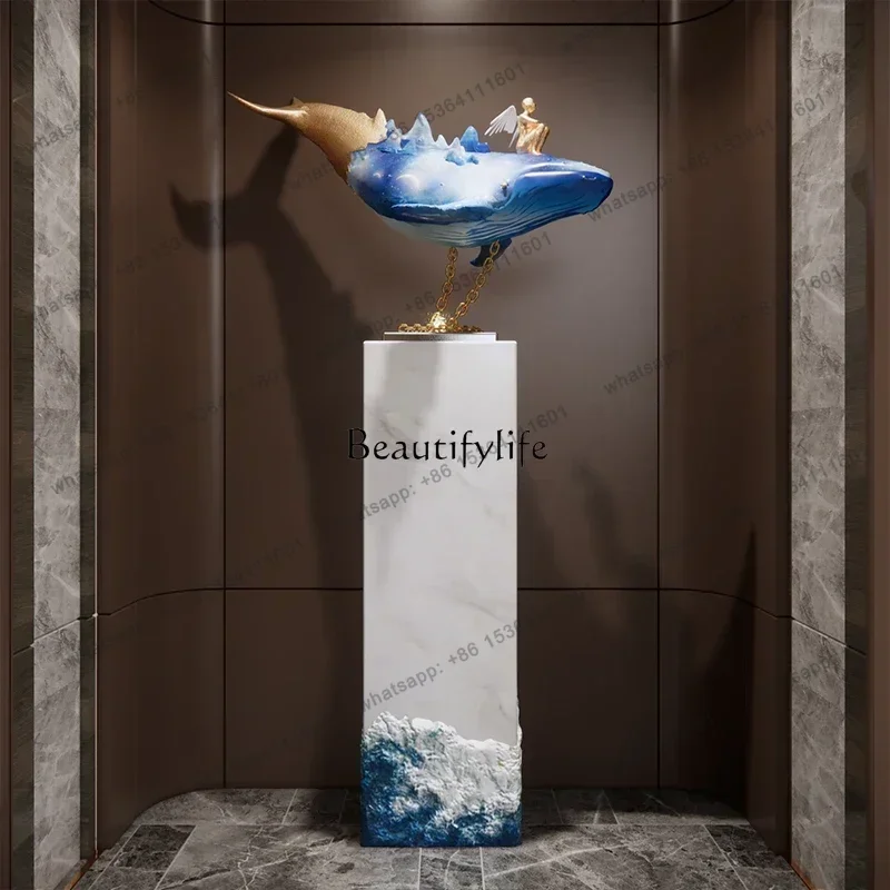 Factory Direct  Flowing water ornament Modern light luxury water generates wealth and attracts wealth Office entrance