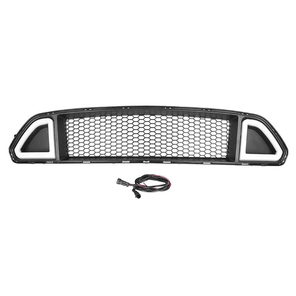 LED Light Lamp Car Front Grille Center Grill For Ford Mustang 2015 2016 2017 2 Door Model customcustom