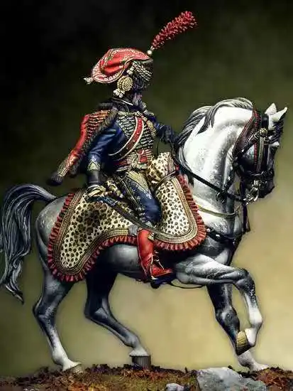 Kit resina Hussars Guard (legno) 75 mm
