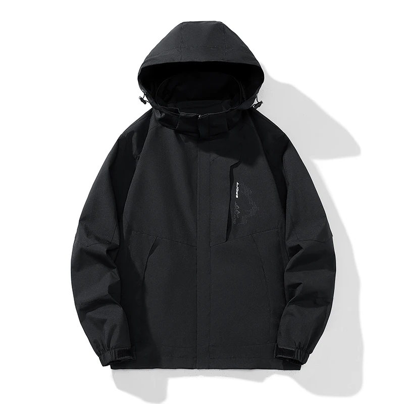 

2025 Spring Jacket Men Red Black Khaki Multi-Pockets Outerwear Zipper Coat Man Plus Size Casual Jackets 9XL