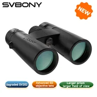Svbony SV202 Binoculares ED gran angular mejorados 8x32/8x42/10x42 Prisma Bak4 IPX7 impermeable a prueba de niebla para observación de aves Camping