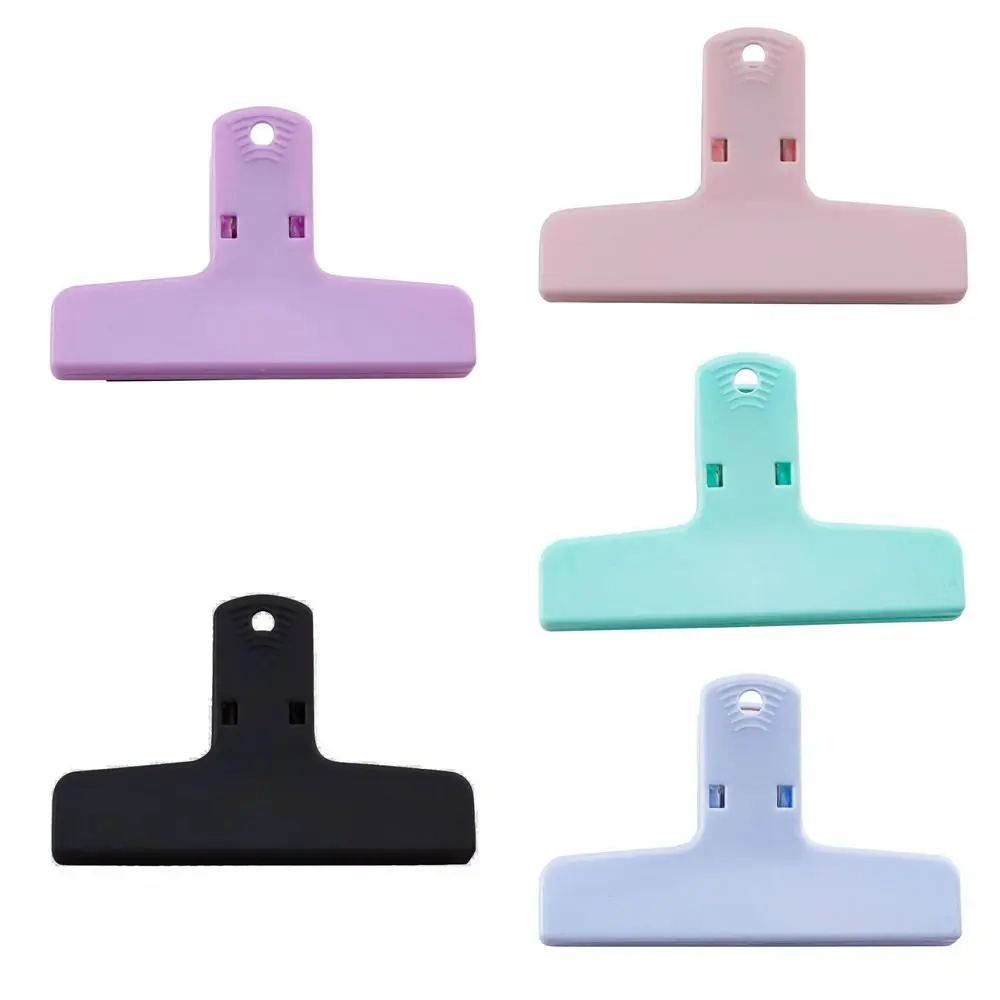 Macaron Color Magnetic Paper Clamp Scrapbooking Journaling Memo Paper Folder Hand Account Securing Clip Home Kitchen