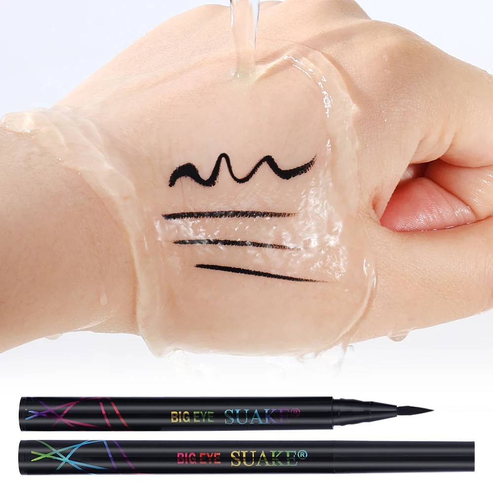 Penna per Eyeliner liquido ad asciugatura rapida duratura impermeabile non Bloom Smooth Matte Black Eye Liner matita per ciglia inferiore trucco per gli occhi cosmetico