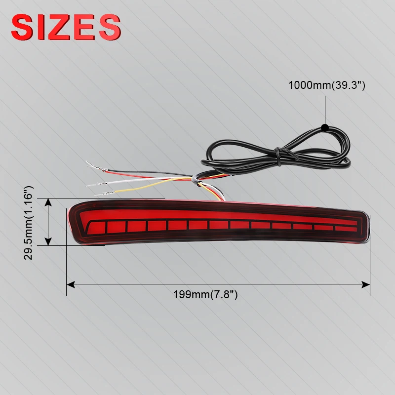 المصد الخلفي LED عاكس أضواء الفرامل الخلفية القيادة أضواء الضباب الديناميكي بدوره إشارة وقف مصباح لتويوتا كورولا سيدان 2020 2021