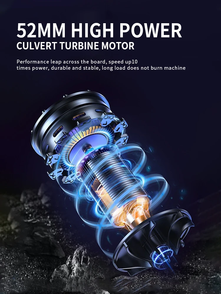 High Speed Turbo Fan 52MM Motor