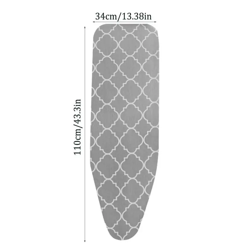 Iron Board Cover Scorch Resistant Thick Cotton Iron Board Pad Covers Durable Ironing Board With Elastic Edge Iron Pad For